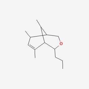 molecular formula C14H24O B5491607 6,8,9-trimethyl-4-propyl-3-oxabicyclo[3.3.1]non-6-ene 