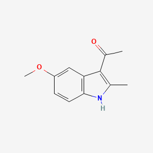 molecular formula C12H13NO2 B5491638 1-(5-methoxy-2-methyl-1H-indol-3-yl)ethanone 