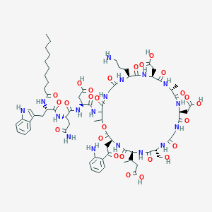 molecular formula C72H101N17O26 B549167 Daptomycin CAS No. 103060-53-3
