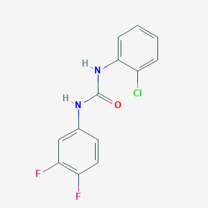 molecular formula C13H9ClF2N2O B5491748 N-(2-chlorophenyl)-N'-(3,4-difluorophenyl)urea 