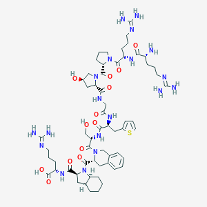 molecular formula C59H89N19O13S B549190 Icatibant CAS No. 130308-48-4