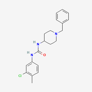 molecular formula C20H24ClN3O B5491993 N-(1-benzyl-4-piperidinyl)-N'-(3-chloro-4-methylphenyl)urea 