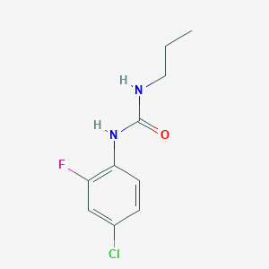 N-(4-chloro-2-fluorophenyl)-N'-propylurea