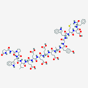 molecular formula C₉₇H₁₂₄N₂₀O₃₁S B549240 Little gastrin I CAS No. 10047-33-3