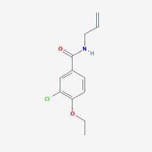 molecular formula C12H14ClNO2 B5492449 N-allyl-3-chloro-4-ethoxybenzamide 