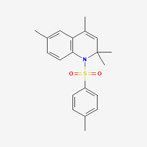molecular formula C20H23NO2S B5492464 2,2,4,6-tetramethyl-1-[(4-methylphenyl)sulfonyl]-1,2-dihydroquinoline 