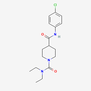 N~4~-(4-chlorophenyl)-N~1~,N~1~-diethyl-1,4-piperidinedicarboxamide