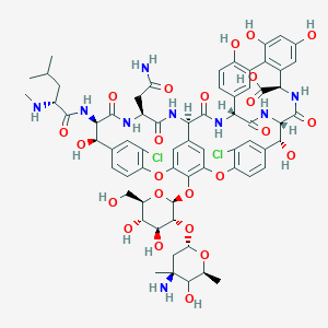 molecular formula C66H75Cl2N9O24 B549263 万古霉素 CAS No. 1404-90-6
