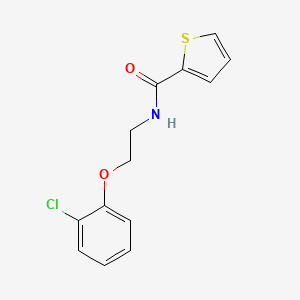 molecular formula C13H12ClNO2S B5492820 N-[2-(2-chlorophenoxy)ethyl]-2-thiophenecarboxamide 