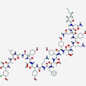 molecular formula C106H170ClN21O30 B549286 拉莫普兰素 CAS No. 76168-82-6