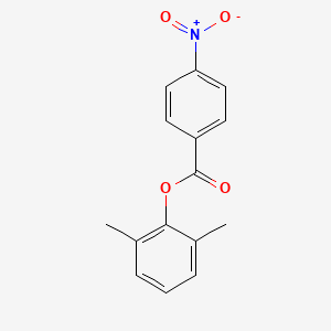 molecular formula C15H13NO4 B5492939 2,6-dimethylphenyl 4-nitrobenzoate 