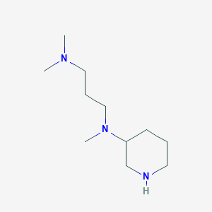 molecular formula C11H25N3 B5493204 N,N,N'-trimethyl-N'-3-piperidinyl-1,3-propanediamine 