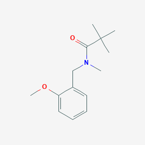 molecular formula C14H21NO2 B5493335 N-(2-methoxybenzyl)-N,2,2-trimethylpropanamide 