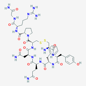 molecular formula C46H65N15O12S2 B549350 バソプレシン CAS No. 113-79-1