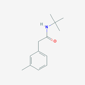 molecular formula C13H19NO B5493519 N-(tert-butyl)-2-(3-methylphenyl)acetamide 