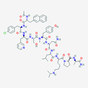 molecular formula C72H95ClN14O14 B549359 Abarelix CAS No. 183552-38-7