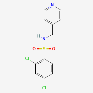molecular formula C12H10Cl2N2O2S B5493835 2,4-dichloro-N-(4-pyridinylmethyl)benzenesulfonamide 