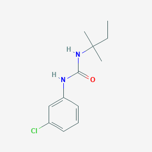 molecular formula C12H17ClN2O B5493971 N-(3-chlorophenyl)-N'-(1,1-dimethylpropyl)urea 