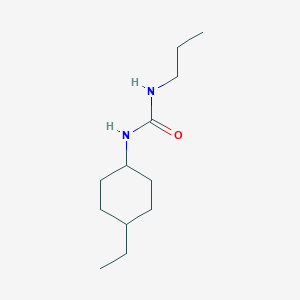 molecular formula C12H24N2O B5494215 N-(4-ethylcyclohexyl)-N'-propylurea 