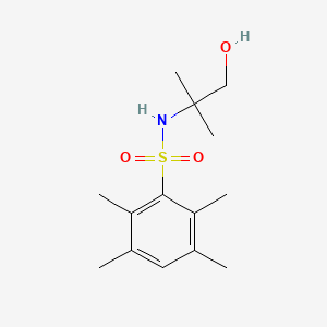 molecular formula C14H23NO3S B5494244 N-(2-hydroxy-1,1-dimethylethyl)-2,3,5,6-tetramethylbenzenesulfonamide 