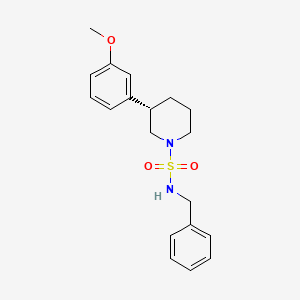 (3S)-N-benzyl-3-(3-methoxyphenyl)piperidine-1-sulfonamide