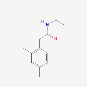 molecular formula C13H19NO B5494322 2-(2,4-dimethylphenyl)-N-isopropylacetamide 