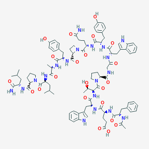 Ac-Phe-Glu-Trp-Thr-Pro-Gly-Trp-Tyr-Gln-L-azetidine-2-carbonyl-Tyr-Ala-Leu-Pro-Leu-NH2
