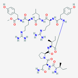 molecular formula C58H92N16O13 B549450 H-Ile-Asn-Pro-Ile-Tyr-Arg-Leu-Arg-Tyr-OMe CAS No. 262418-00-8