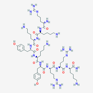 molecular formula C60H105N23O11 B549483 MLCK inhibitor peptide 18 CAS No. 224579-74-2