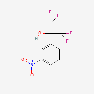1,1,1,3,3,3-hexafluoro-2-(4-methyl-3-nitrophenyl)-2-propanol