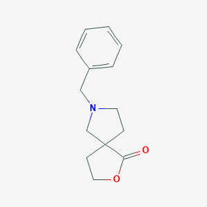 B054950 7-Benzyl-2-oxa-7-azaspiro[4.4]nonan-1-one CAS No. 119102-90-8