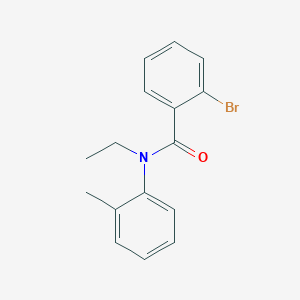 molecular formula C16H16BrNO B5495127 2-bromo-N-ethyl-N-(2-methylphenyl)benzamide 