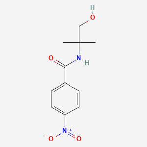 molecular formula C11H14N2O4 B5495129 N-(2-hydroxy-1,1-dimethylethyl)-4-nitrobenzamide 