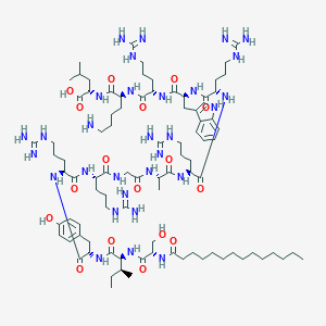 molecular formula C90H154N30O17 B549516 z-Pseudosubstrate inhibitory peptide CAS No. 863987-12-6