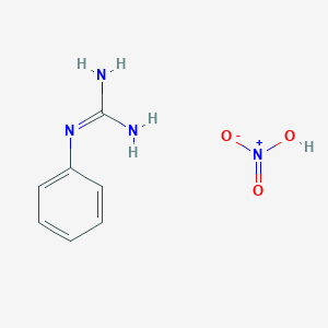 molecular formula C7H10N4O3 B054952 Phenylguanidine nitrate CAS No. 18860-78-1