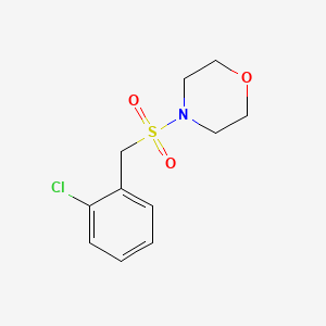 molecular formula C11H14ClNO3S B5495279 4-[(2-chlorobenzyl)sulfonyl]morpholine 