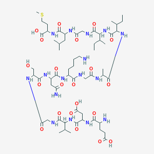 molecular formula C₅₉H₁₀₂N₁₆O₂₁S B549538 淀粉样蛋白 β (22-35) CAS No. 144189-71-9