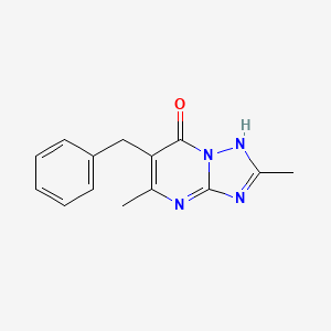 molecular formula C14H14N4O B5495417 6-benzyl-2,5-dimethyl[1,2,4]triazolo[1,5-a]pyrimidin-7(4H)-one 