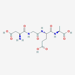molecular formula C₁₄H₂₂N₄O₉ B549560 H-Asp-Gly-Glu-Ala-OH CAS No. 134580-64-6