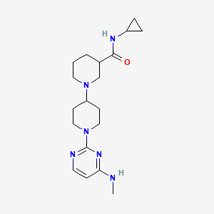 N-cyclopropyl-1'-[4-(methylamino)pyrimidin-2-yl]-1,4'-bipiperidine-3-carboxamide