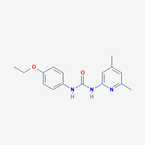 molecular formula C16H19N3O2 B5495795 N-(4,6-dimethyl-2-pyridinyl)-N'-(4-ethoxyphenyl)urea 