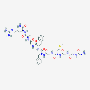 molecular formula C₄₄H₆₆N₁₄O₁₀S B549583 Urechistachykinin II CAS No. 149097-04-1