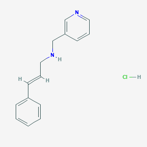molecular formula C15H17ClN2 B5495919 (3-phenyl-2-propen-1-yl)(3-pyridinylmethyl)amine hydrochloride 