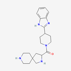 3-{[4-(1H-benzimidazol-2-yl)-1-piperidinyl]carbonyl}-2,8-diazaspiro[4.5]decane dihydrochloride