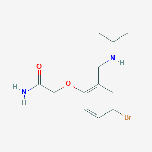 2-{4-bromo-2-[(isopropylamino)methyl]phenoxy}acetamide
