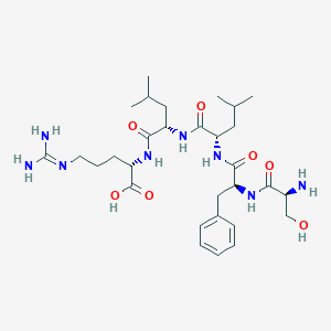 molecular formula C₃₀H₅₀N₈O₇ B549605 H-Ser-phe-leu-leu-arg-OH CAS No. 141685-53-2