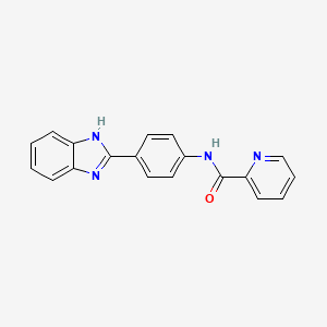 N-[4-(1H-benzimidazol-2-yl)phenyl]-2-pyridinecarboxamide