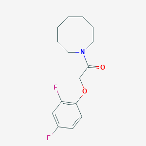 1-[(2,4-difluorophenoxy)acetyl]azocane