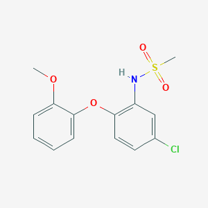 N-[5-chloro-2-(2-methoxyphenoxy)phenyl]methanesulfonamide