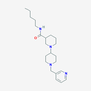 N-pentyl-1'-(pyridin-3-ylmethyl)-1,4'-bipiperidine-3-carboxamide